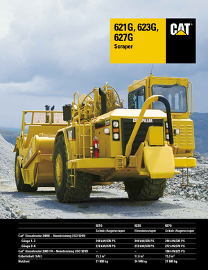Motorscraper Caterpillar 627G Auger