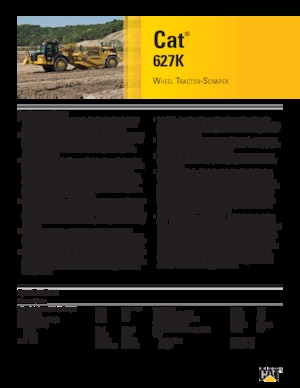 Motorscraper Caterpillar 627K