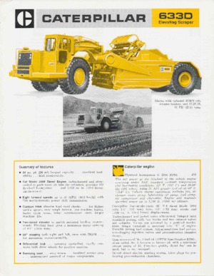 Motorscraper Caterpillar 633D