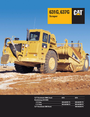Motorscraper Caterpillar 637G Auger