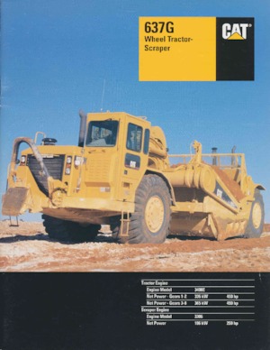 Motorscraper Caterpillar 637G