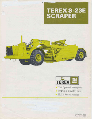 Motorscraper Terex S-23E