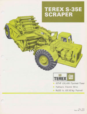 Motorscraper Terex S-35E