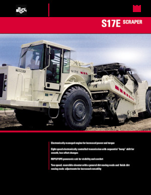 Motorscraper Terex S17E