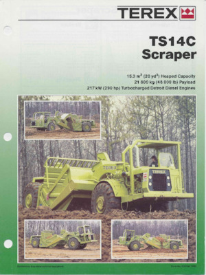 Motorscraper Terex TS14C