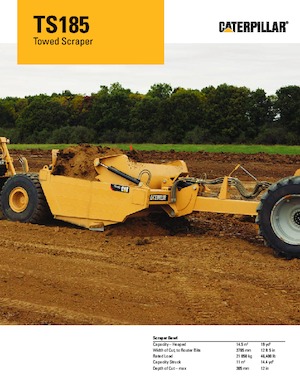 Motorscraper Caterpillar TS185