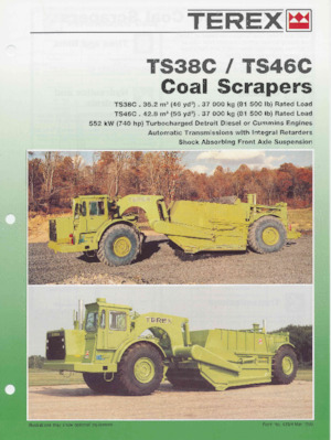 Motorscraper Terex TS38C