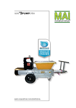 Pompe convogliatrici a coclea MAI® MAI 2 Pump Lyra