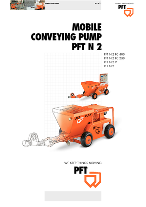 Pompe convogliatrici a coclea PFT N 2 V