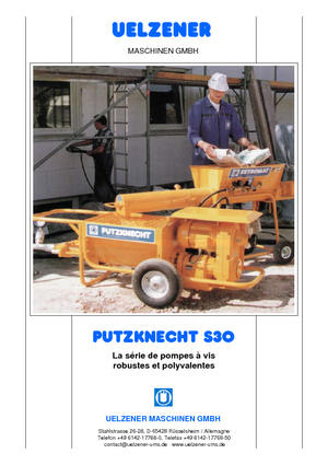 Pompe convogliatrici a coclea Uelzener S 30 R210 UE5O7R2