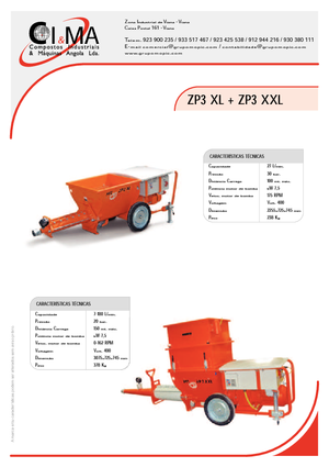 Pompe convogliatrici a coclea PFT ZP 3 XL 400V