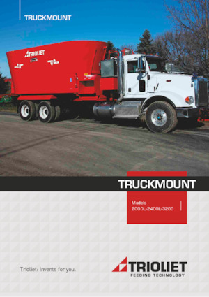 Miscelatori di mangime semoventi Trioliet Triotrac M 1400 ZK