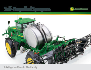 Irroratrici con barra aeree semoventi John Deere 4730