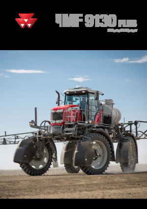 Irroratrici con barra aeree semoventi Massey Ferguson MF 9130 Plus