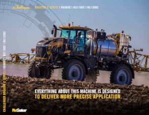 Irroratrici con barra aeree semoventi Challenger RG900C