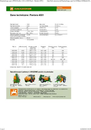 Irroratrici con barra aeree semoventi Amazone Pantera 4001 (33)