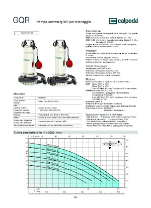 Pompe fognarie Calpeda GQR 10-16