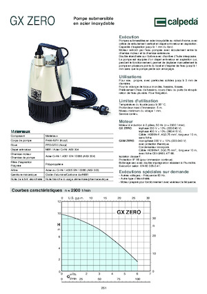 Pompe fognarie Calpeda GQS 40-9