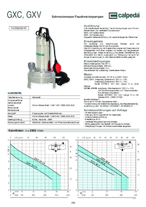 Pompe fognarie Calpeda GXC 40-13
