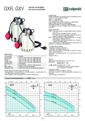 Pompe fognarie Calpeda GXR 12-20