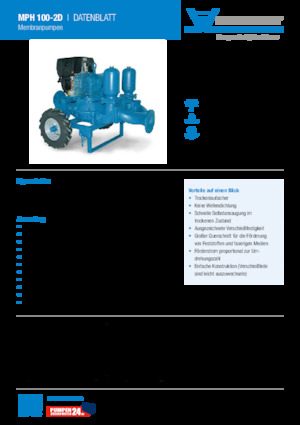Pompe fognarie Heide-Pumpen MPH 100-2D