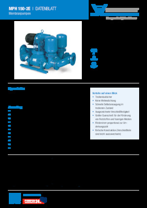 Pompe fognarie Heide-Pumpen MPH 150-2D