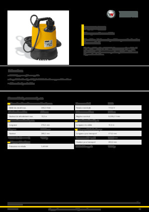 Pompe fognarie Wacker Neuson PSG2 500