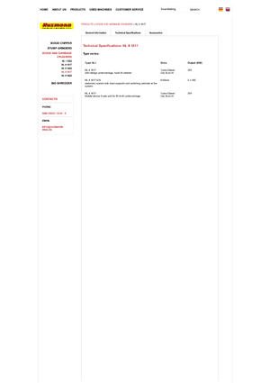 Biotrituratori Husmann HL II 1617 HL