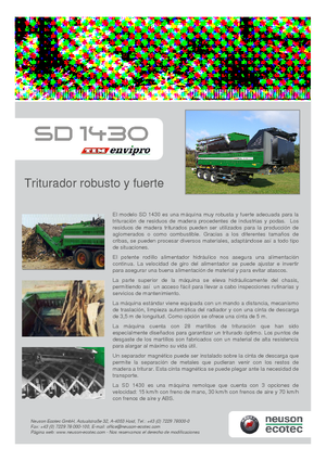 Biotrituratori Neuson-Ecotec SD 1430