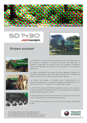 Biotrituratori Neuson-Ecotec SD 1430