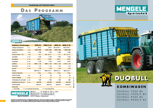 Trinciaforaggi Mengele Duo Bull 7000/3 RS