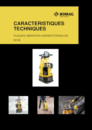 Piastre vibranti monodirezionali Bomag BR 95