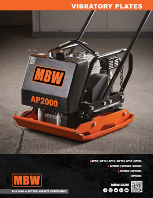 Piastre vibranti monodirezionali M-B-W GP 5800