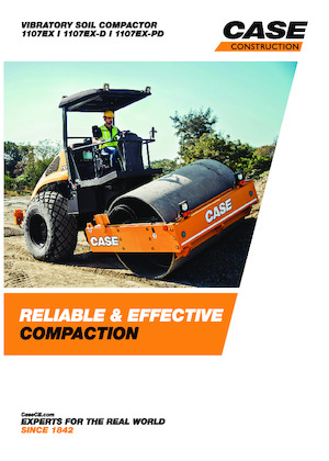 Compattatori stradali vibranti monotamburo Case 1107EX