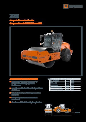 Compattatori stradali vibranti monotamburo Hamm 320