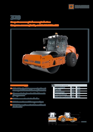 Compattatori stradali vibranti monotamburo Hamm 320