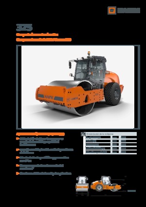 Compattatori stradali vibranti monotamburo Hamm 325