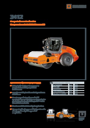 Compattatori stradali vibranti monotamburo Hamm 3412
