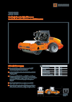 Compattatori stradali vibranti monotamburo Hamm 3518