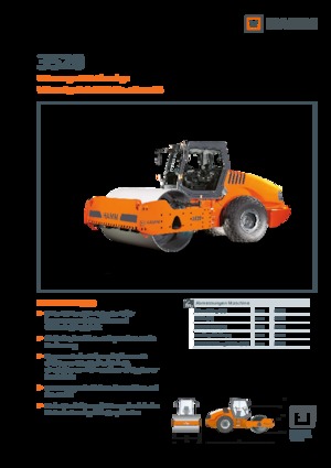 Compattatori stradali vibranti monotamburo Hamm 3520