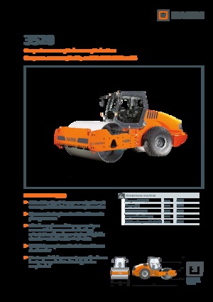 Compattatori stradali vibranti monotamburo Hamm 3520