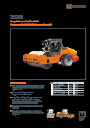 Compattatori stradali vibranti monotamburo Hamm 3520