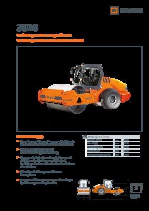 Compattatori stradali vibranti monotamburo Hamm 3520