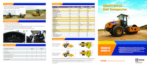 Compattatori stradali vibranti monotamburo SEM 512