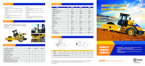 Compattatori stradali vibranti monotamburo SEM 518