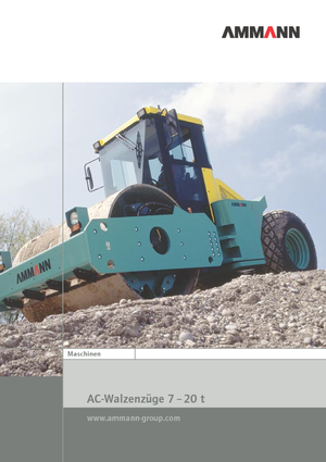 Compattatori stradali vibranti monotamburo Ammann AC 110-2