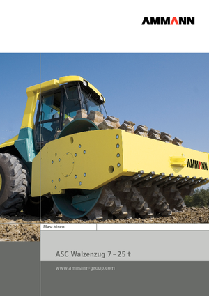 Compattatori stradali vibranti monotamburo Ammann ASC 150 D