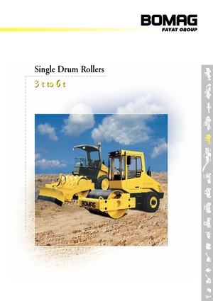 Compattatori stradali vibranti monotamburo Bomag BW 145 D-3