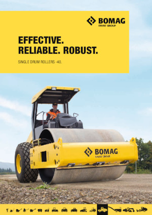 Compattatori stradali vibranti monotamburo Bomag BW 211-40