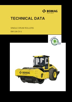Compattatori stradali vibranti monotamburo Bomag BW 226 DI-5